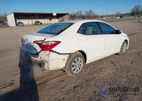2014 Toyota Corolla Le z USA, uszkodzony, nr VIN 2T1BURHE2EC102298